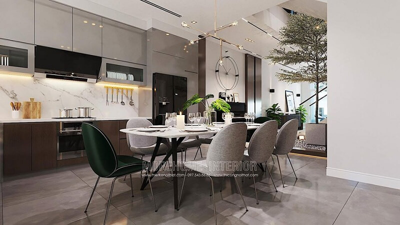 Hệ tủ bếp cao cấp mang đến vẻ đẹp đẳng cấp cho không gian sống gia chủ. Thiết kế và sản xuất tủ bếp đẹp